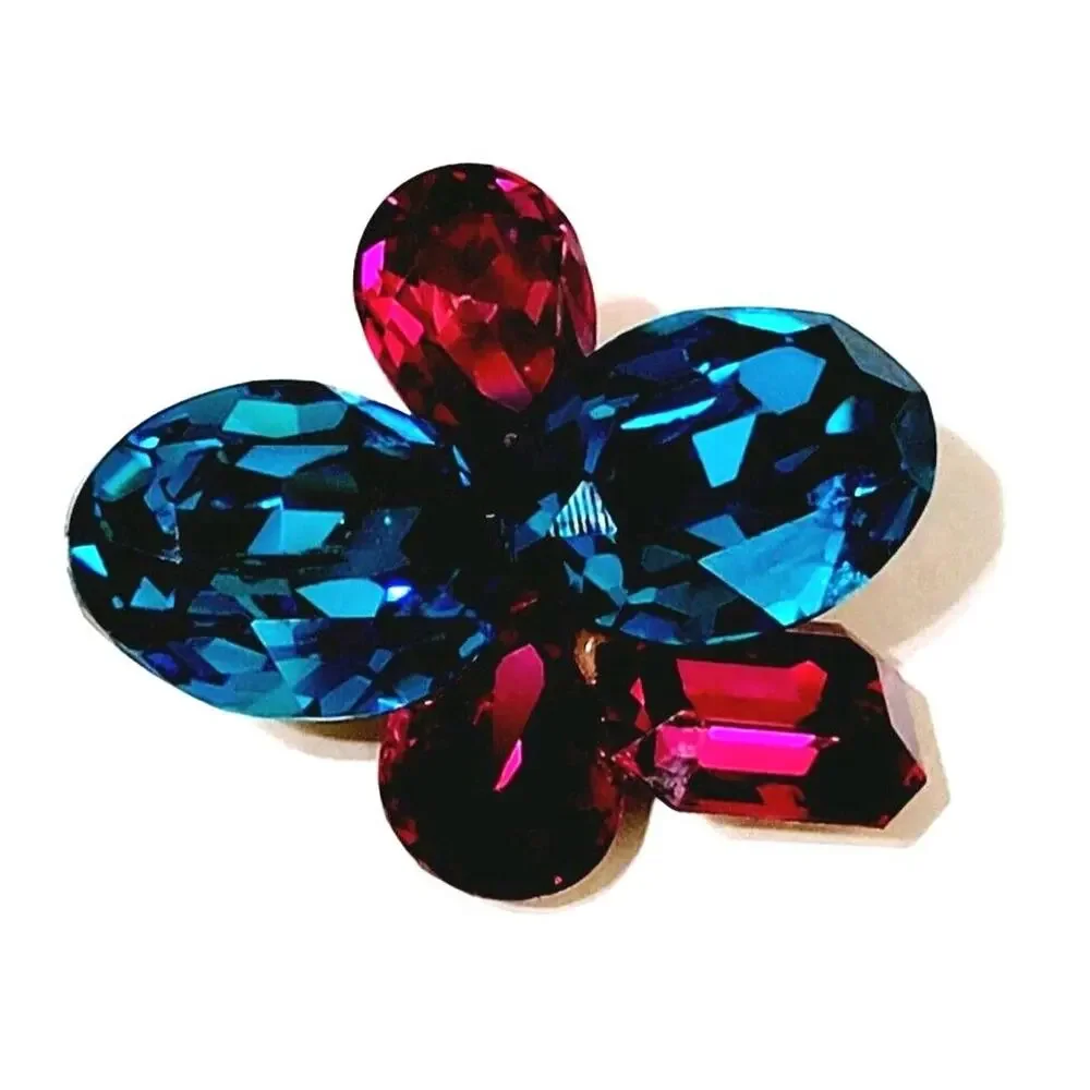 Vintage Glass Brooch Pin 2